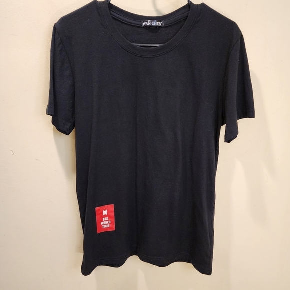 Wan Chen Black BTS World Tour Tshir Fits M/L - Picture 5 of 10